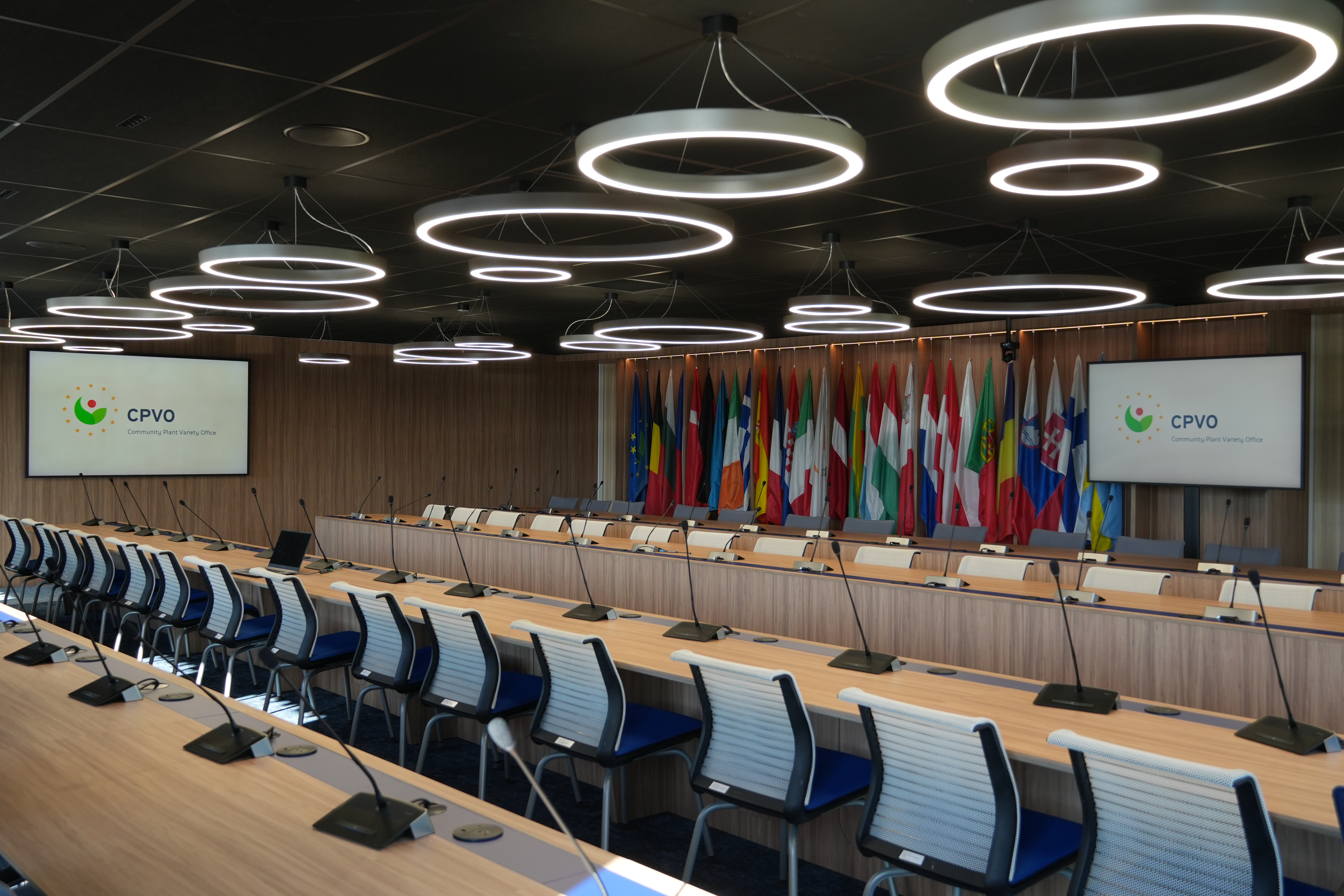 Photo of the meeting room at the CPVO new headquarters
